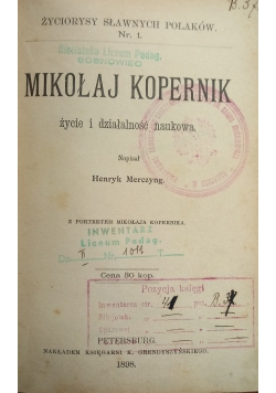 Mikołaj Kopernik 1898 r