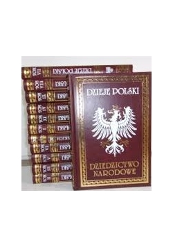 Dzieje Polski, zestaw 12 książek reprint z ok. 1896 r.