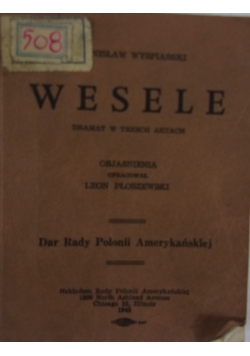 Wesele, 1945r.