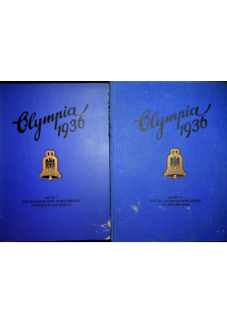 Die Olympischen Spiele 1936 band 1 i 2 1936r