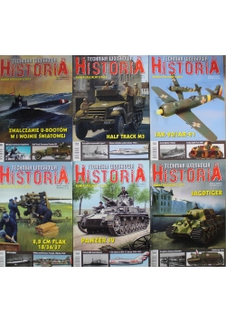 Technika wojskowa historia  numer od 1 do 6
