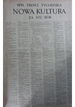 Nowa kultura, nr 1-52