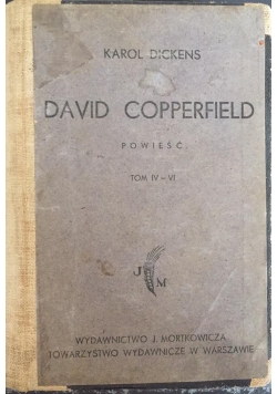 David Copperfield, Tom IV-VI ok 1918 r.