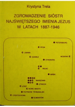 Zgromadzenie Sióstr Najświętszego Imienia Jezus w latach 1887 - 1946