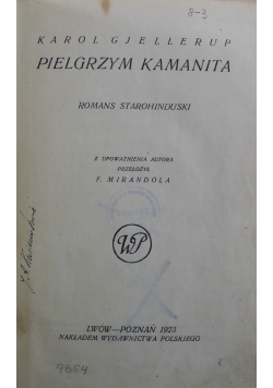Pielgrzym Kamanita 1923 r