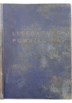 Wielka Literatura Powszechna, Tom I, 1930r.