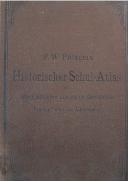Historischer Schul Atlas 1893 r