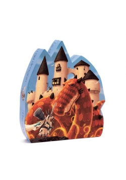 Puzzle w pudełku - Zamek smoka