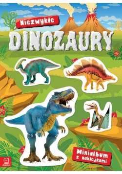 Minialbum z naklejkami Niezwykłe dinozaury