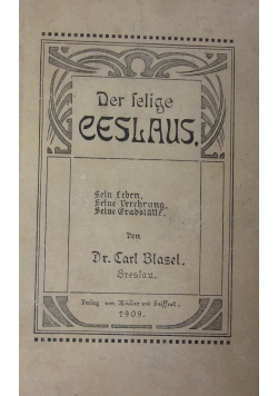 Der selige ceslaus, 1909r.