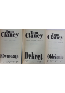 Clancy 3 tomy
