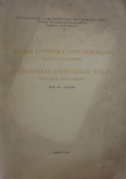 Biblia Litewska Chylińskiego