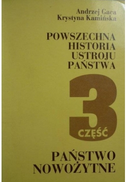 Powszechna historia ustroju państwa, część 3