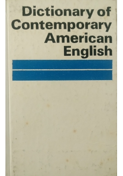 Dictionary of Contemporary American English