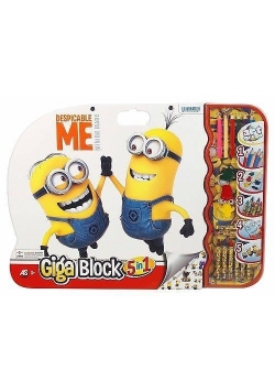 Giga Block - Zestaw dla artysty 5w1 - Minionki 2