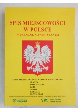 Spis miejscowości w Polsce w układzie alfabetycznym