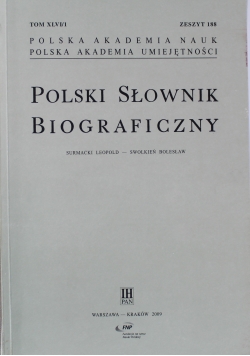 Polski Słownik Biograficzny Zeszyt 187