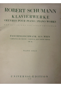 Klavierwerke oeuvres pour piano, ok. 1935r.