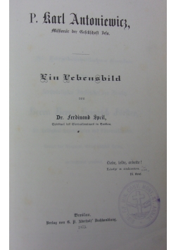 Ein Rebensbild, 1875 r.