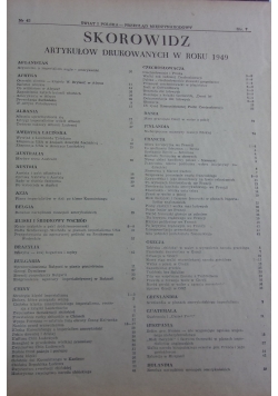 Świt i Polska przegląd międzynarodowy, numer 1 do 45, 1949r.
