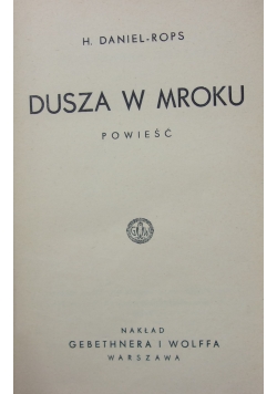 Dusza w mroku