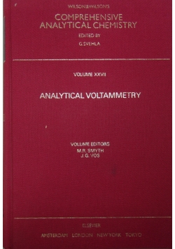 Analytical Voltammetry ,Vol XXVII
