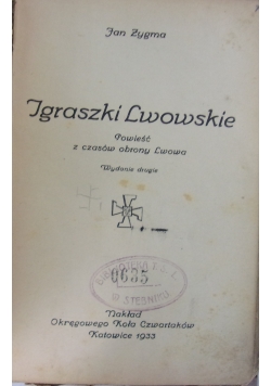 Igraszki Lwowskie, 1933r.