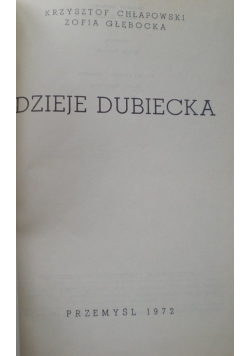 Dzieje Dubiecka