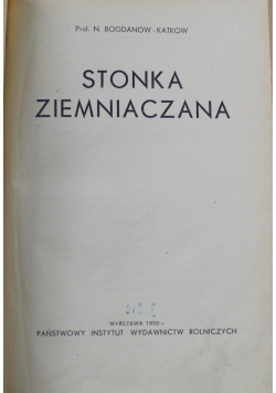 Stonka ziemniaczana 1950 r.