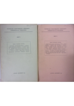 Materiały Ministerstwa Odbudowy Administracji Publicznej, Zeszyt 2 i 3, 1944 r.