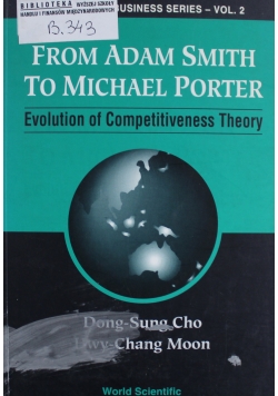 From Adam Smith To Michael Porter  Evolution Of Competitiveness Theory
