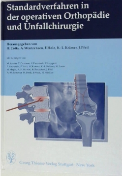 Standardverfahren in der operativen orthopadie und unfallchirurgie