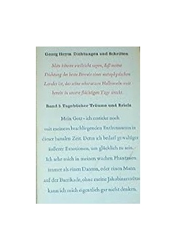 Dichtungen und Schriften, band 3