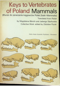 Keys to Vertebrates of Poland Mammals