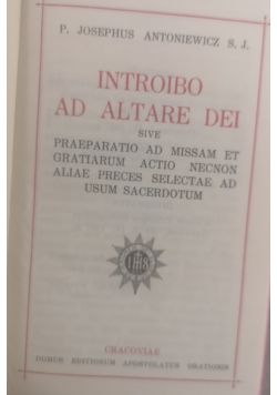 Introibo ad Altare Dei, 1937 r.