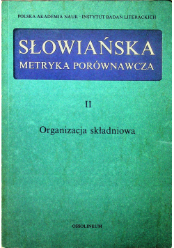 Słowiańska metryka porównawcza tom 2