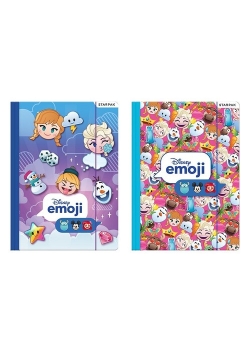 Teczka z gumką A4 Emoji 10 sztuk