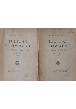 Juliusz Słowacki dzieje twórczości 2 Tomy, 1927 r