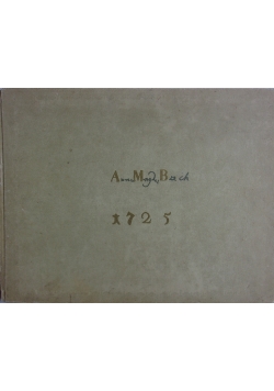 Notenbuchlein fur Anna Magdalena Bach, 1725r