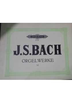 J.S.Beach orgelwerke VI