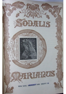 Sodalis Marianus, 1930 r.