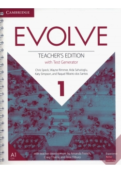 Evolve  1 Teacher's Edition with Test Generator