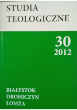 Studia teologiczne 30/2012