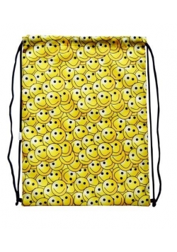 Worek szkolny plecak WR102 Emoji żółty MESIO