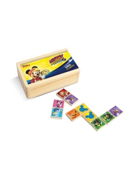 Drewniane domino Mickey and the Roadster Racers