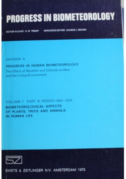 Progress in Biometeorology Division A