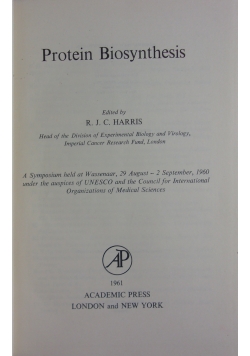 Protein biosynthesis