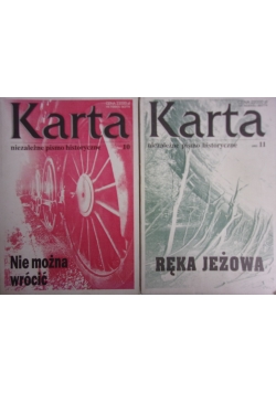Karta, nr 10 i 11