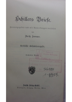 Schillers Briefe