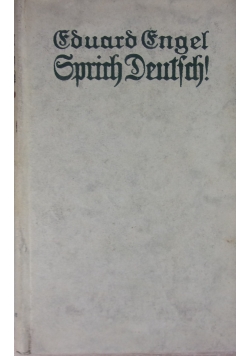 Sprich Deutsch!, 1917 r.